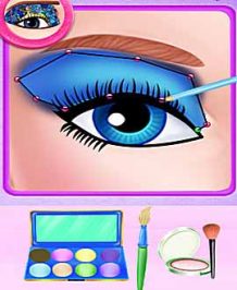 More Barbie Artistic Eye Makeup!