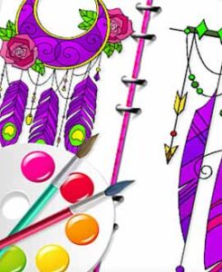 Miraculous Dream Catcher Coloring Book