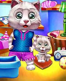 Play more Kitty Take Care Of New Born Baby!