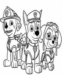 New Free PAW Patrol Coloring Pages!