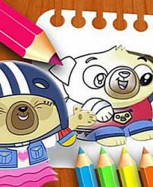 Draw in a Chip and Potato Coloring Book!