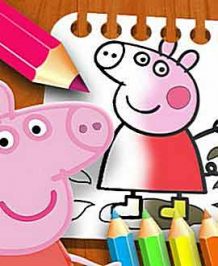 Color in the Peppa Pig Coloring Book!