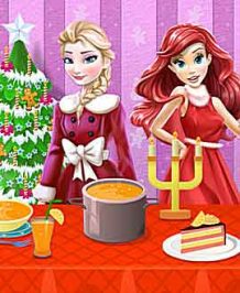 Ariel Christmas Cooking Mom!