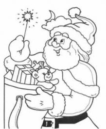 Play Christmas Coloring Pages Girls