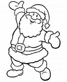 Color With Santa Baby