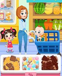 Cute Family Shopping is a game for girls to play
