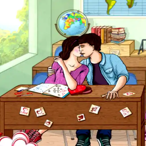 School Make Out is a sneaky kissing game