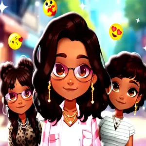 Trendy Casual Day Out, a sweet dress-up game