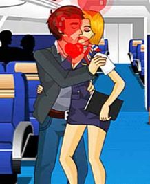 Play more Air Hostess Kissing!