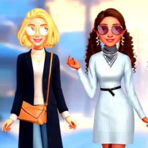 Step into winter with the BFFs Fabulous Winter Look a glam dress up game