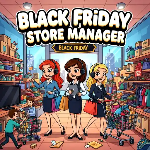 Create your own dream boutique in the Black Friday Store Manager game