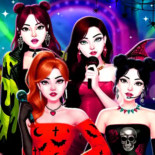Black Pink Halloween Concert, a costume makeover game where you style K-pop idols