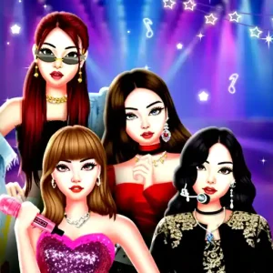 Black pink Black Friday Fever is a playful dress-up game made for K-pop fans