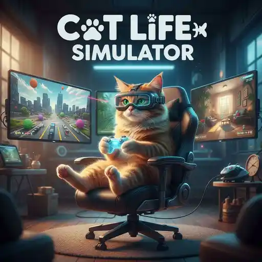 In Cat Life Simulator, you play as a cute but mischievous kitty