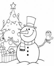 Christmas coloring book for girls to play.