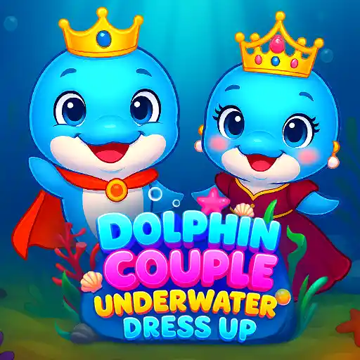 Mix outfits, add wild accessories in Dolphin Couple Underwater DressUp