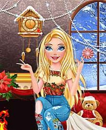 Ellie Christmas Makeup Trends is a game for girls to play