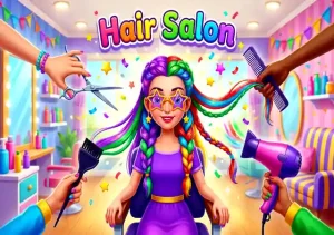 Hair Salon online game is a beauty simulation