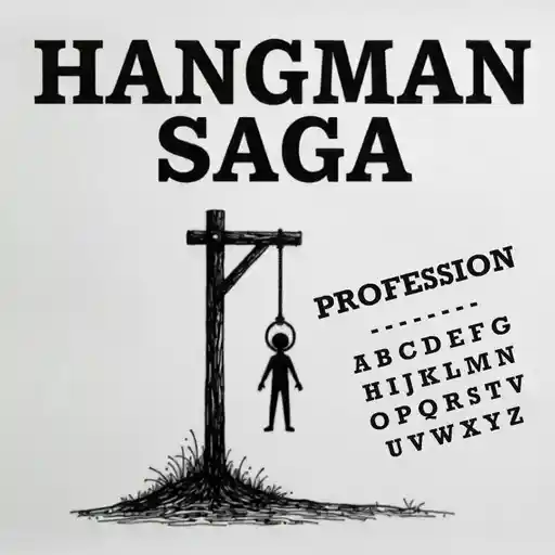 Jump into Hangman Saga for non-stop word-guessing