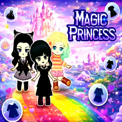 Magic Princess is an offline dress-up and character maker game