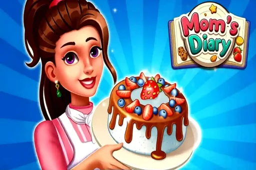 Open Moms Diary with a sweet cooking adventure
