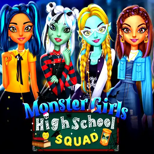Monster Girls High School Squad, a dress-up game made for fashion fun