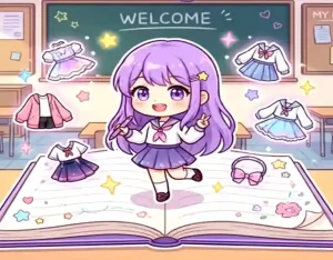 Chibi Dolls lets girls make lovely photos and fun videos