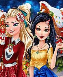 Girl! Play Princesses In Christmasland!