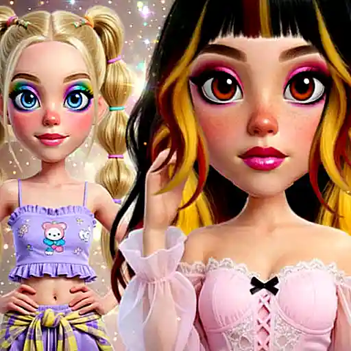 Sid and Ginny Y2K Glam Clash, where two dazzling heroines are ready