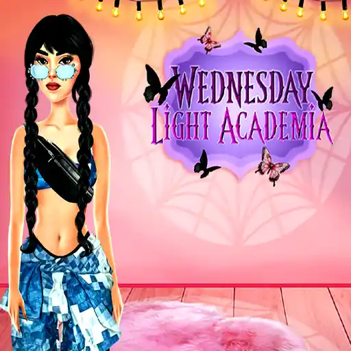 Wednesday Light Academia a makeover and dress-up game