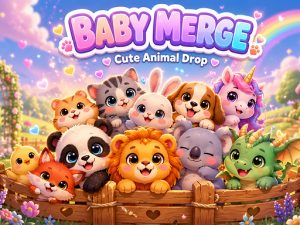 Baby Merge is a sweet drop-and-merge puzzle