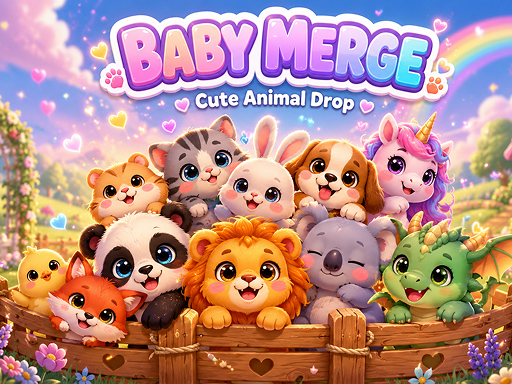 Baby Merge is a sweet drop-and-merge puzzle
